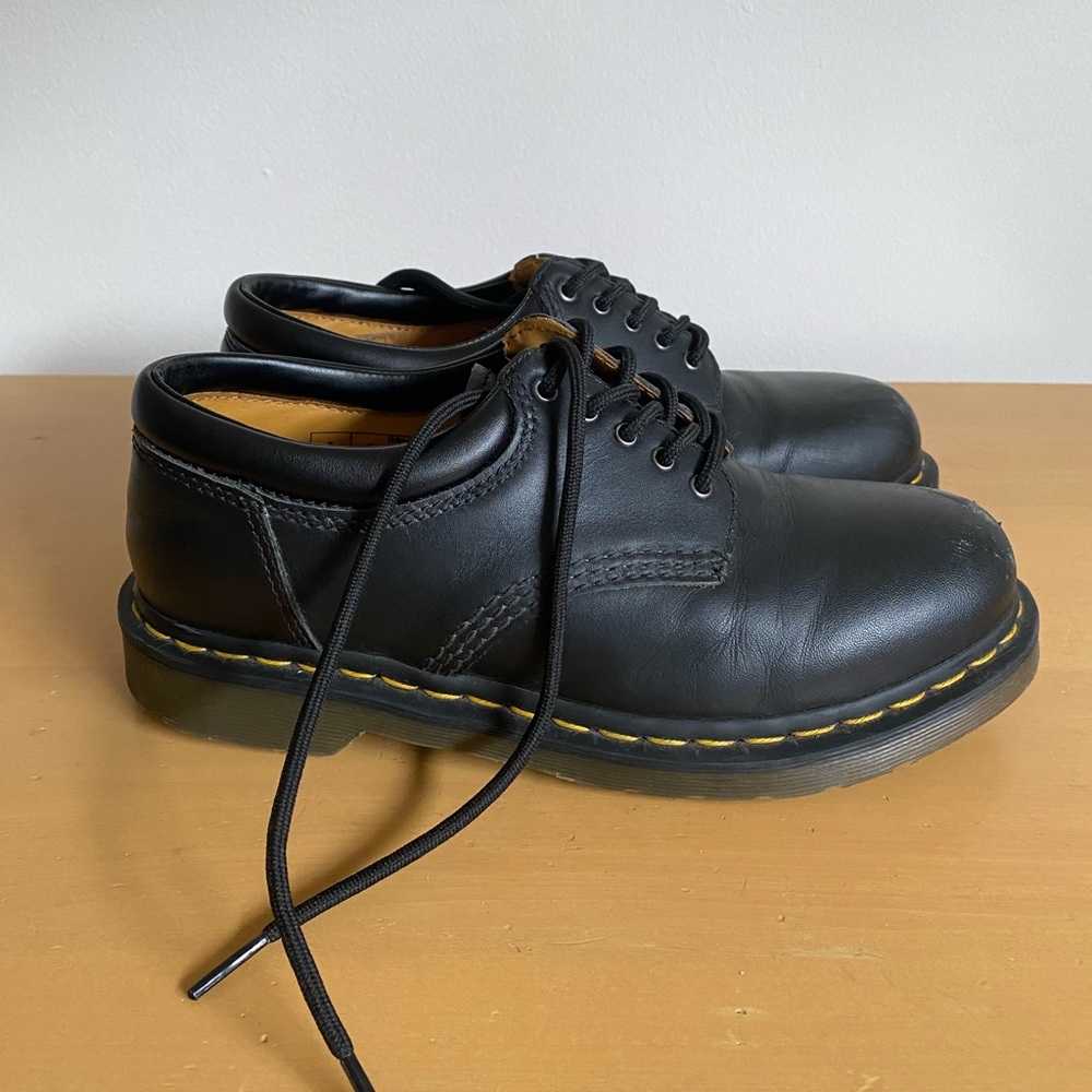 Dr. Marten’s Black Lace-Up Oxford Shoes
